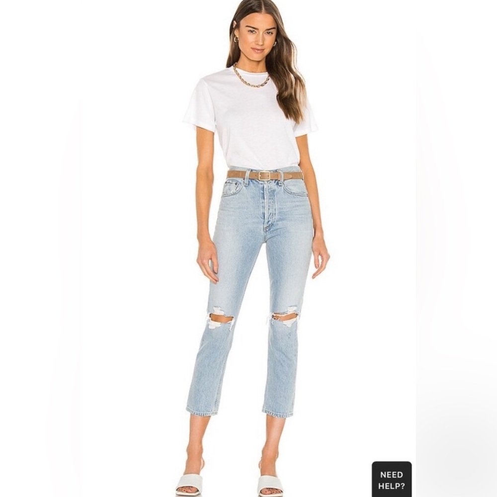 Agolde Riley High Rise Jeans. Size 23.